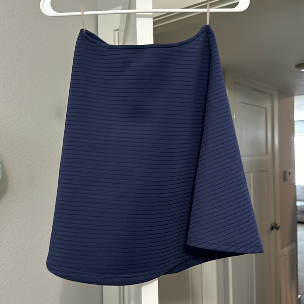 Blue flowy skirt